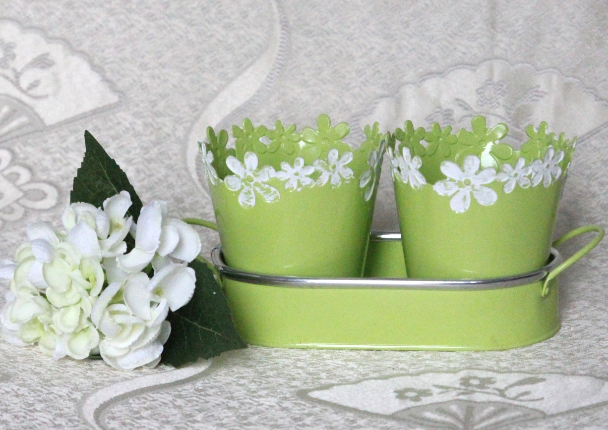 Green Garden Flower Pots With Floor Offer
