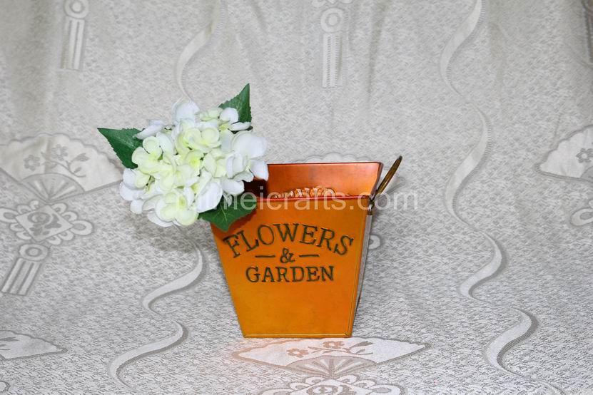 Square Garden Flower Pots With Handles