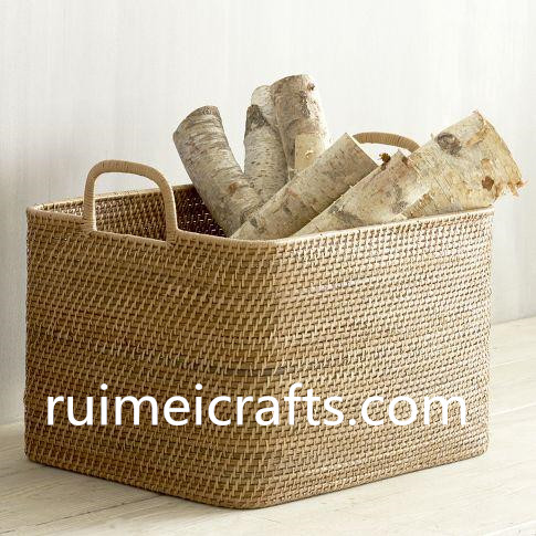 oblong natural color rattan basket for storage.jpg